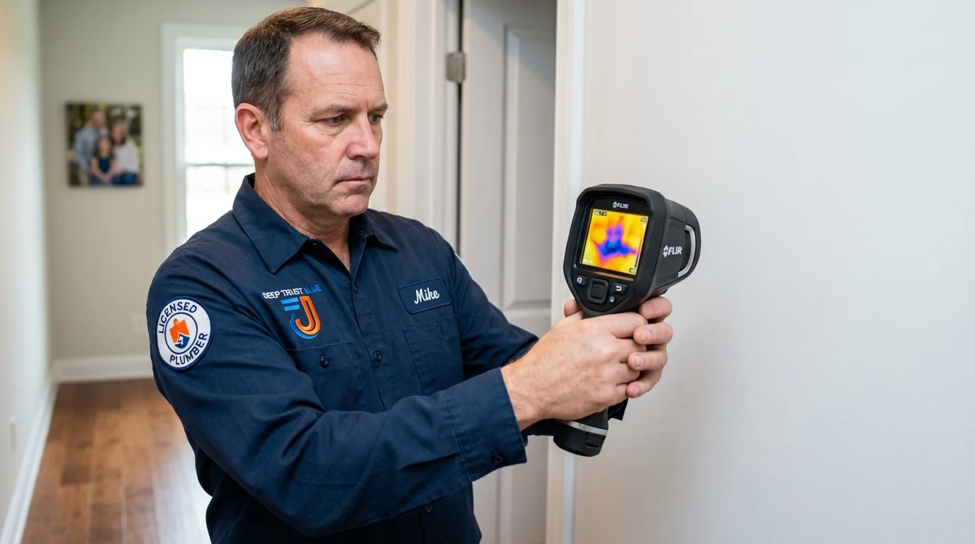 Thermal imaging leak detection by Johns Plumbing LLC in Aurora